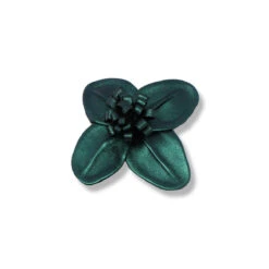 OPHELIA - Verde Ahumado Regina Romero Accesorio Aplicación Para Dama En Piel