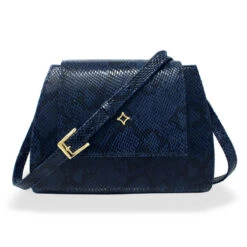 Ofertas Pasos Y Bolsos Tienda -Ofertas Pasos Y Bolsos Tienda Regina Romero bolso Aimee cobra azul piel 1