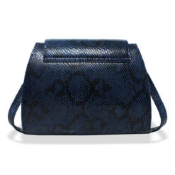 AIMEE - Marino Regina Romero Accesorio Bolso Para Dama En Piel -Ofertas Pasos Y Bolsos Tienda Regina Romero bolso Aimee cobra azul piel 4