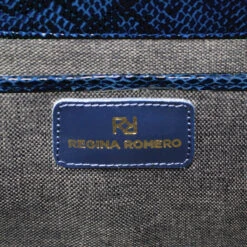 AIMEE - Marino Regina Romero Accesorio Bolso Para Dama En Piel -Ofertas Pasos Y Bolsos Tienda Regina Romero bolso Aimee cobra azul piel 6