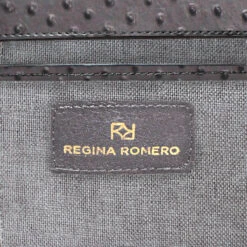 SELINA - Gris Obscuro Regina Romero Accesorio Bolso Para Dama En Piel -Ofertas Pasos Y Bolsos Tienda Regina Romero bolso Selina avestruzgris piel 7