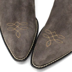 SIERRA 60 - Concreto Regina Romero Zapato Bota Botin Tacon Bajo Para Dama En Piel -Ofertas Pasos Y Bolsos Tienda Regina Romero bota botin vaquera Sierra concreto piel 7