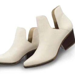 ISSA 60 - Latte Regina Romero Zapato Bota Botin Tacon Bajo Para Dama En Piel -Ofertas Pasos Y Bolsos Tienda Regina Romero bota botinvaquero Issa latte piel 8