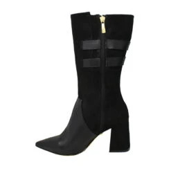 RHONDA 75 - Negro Regina Romero Zapato Bota Tacon Alto Para Dama En Piel -Ofertas Pasos Y Bolsos Tienda Regina Romero bota larga Rhonda 75 piel ante negro 3