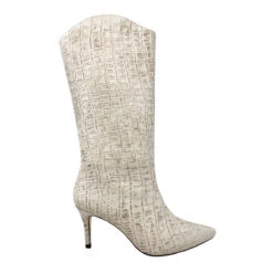 PAOLA 75 - Arena Regina Romero Zapato Bota Larga Tacon Alto Para Dama En Piel