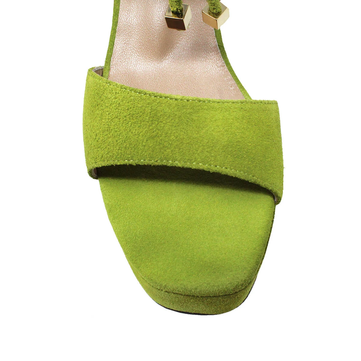 JOANA 95 - Gamuza Verde Limon Regina Romero Zapato Sandalia Plataforma Tacon Alto Para Dama En Piel 7 JOANA 95 - Gamuza Verde Limon Regina Romero Zapato Sandalia Plataforma Tacon Alto Para Dama En Piel - Imagen 7