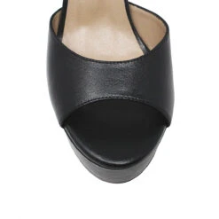 SABRINA 135 - Negro Regina Romero Zapato Sandalia Plataforma Tacon Alto Para Dama En Piel -Ofertas Pasos Y Bolsos Tienda Regina Romero sandalia plataforma Sabrina negro 4 ac4a8ad5 5216 4219 8aae 591c58fce87d