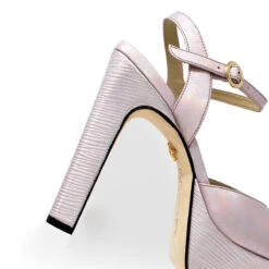 SABRINA 135 - Rosa Perlizado Regina Romero Zapato Sandalia Plataforma Tacon Alto Para Dama En Piel -Ofertas Pasos Y Bolsos Tienda Regina Romero sandalia plataforma Sabrina rosa perlizado piel 5