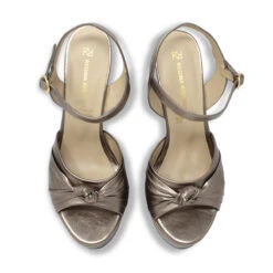 ALEXA 135 - Seda Regina Romero Zapato Sandalia Plataforma Tacon Alto Para Dama En Piel -Ofertas Pasos Y Bolsos Tienda Regina Romero sandalia pltaforma Alexa seda piel 2