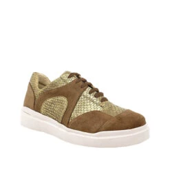 MARIA 35 - Oro Regina Romero Zapato Tenis Urbano Sport Para Dama En Piel -Ofertas Pasos Y Bolsos Tienda Regina Romero tenis urbano Maria cobra oro 2 06d41ccc 92d8 4c1d b15c e91c5ea75868