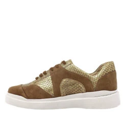 MARIA 35 - Oro Regina Romero Zapato Tenis Urbano Sport Para Dama En Piel -Ofertas Pasos Y Bolsos Tienda Regina Romero tenis urbano Maria cobra oro 3 6d9bb50c df35 4253 8482 ff1796eda874