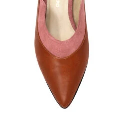 LUNA 50 - Caramelo Y Rosa Regina Romero Zapato Zapatilla Mule Tacon Bajo Para Dama En Piel -Ofertas Pasos Y Bolsos Tienda Regina Romero zapatilla mule destalonado tacon bajo Luna 50 caramelo rosa piel 5 e77dbf25 042a 4ff2 a894 cdc2991e0743