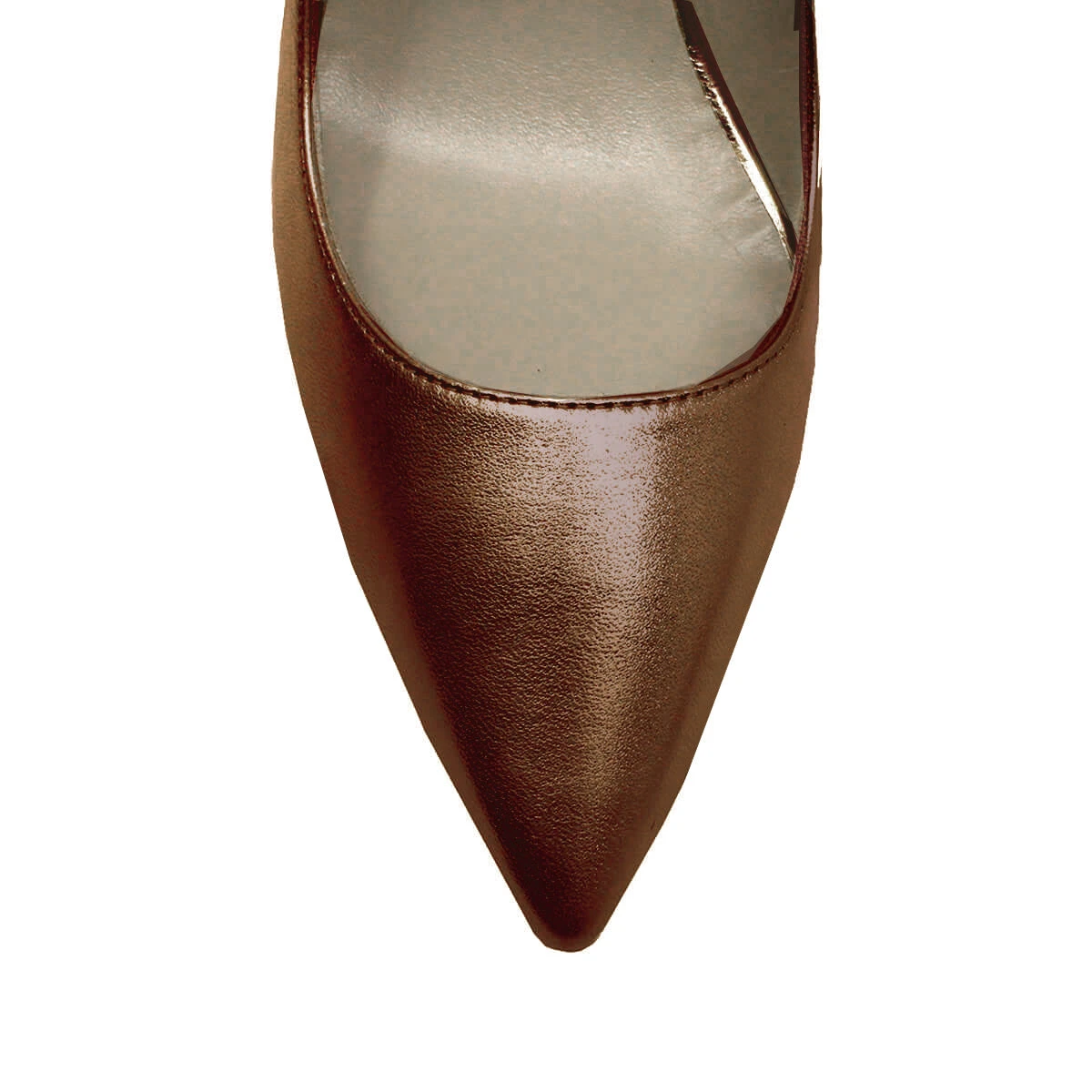 REGINA PUMP 105 - Bronce Regina Romero Zapato Zapatilla Tacon Alto Para Dama En Piel 6 REGINA PUMP 105 - Bronce Regina Romero Zapato Zapatilla Tacon Alto Para Dama En Piel - Imagen 6