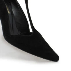 TERE 75 - Ante Negro Regina Romero Zapato Zapatilla Tacon Alto Para Dama En Piel -Ofertas Pasos Y Bolsos Tienda Regina Romero zapatilla pump Tere ante negro piel 6