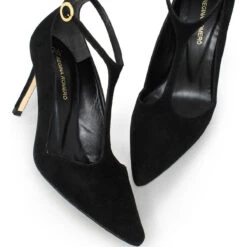 TERE 75 - Ante Negro Regina Romero Zapato Zapatilla Tacon Alto Para Dama En Piel -Ofertas Pasos Y Bolsos Tienda Regina Romero zapatilla pump Tere ante negro piel 7
