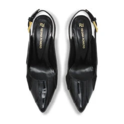 LILI 75 - Mix Negro Regina Romero Zapato Zapatilla Tacon Alto Para Dama En Piel -Ofertas Pasos Y Bolsos Tienda Regina Romero zapatilla pump sandalia Lili ante negro 3