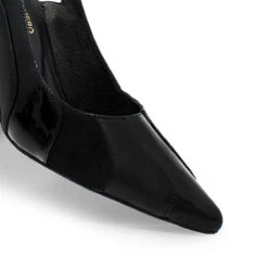 LILI 75 - Mix Negro Regina Romero Zapato Zapatilla Tacon Alto Para Dama En Piel -Ofertas Pasos Y Bolsos Tienda Regina Romero zapatilla pump sandalia Lili ante negro 7