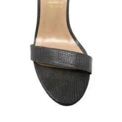 CLAUDINE 85 - Gris Regina Romero Zapato Sandalia Zapatilla Tacon Alto Para Dama En Piel -Ofertas Pasos Y Bolsos Tienda Regina Romero zapatilla sandalia Claudine100 lizard gris 4