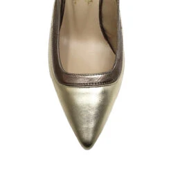 MILAN 75 - Seda Y Oro Regina Romero Zapato Zapatilla Tacon Alto Para Dama En Piel -Ofertas Pasos Y Bolsos Tienda Regina Romero zapatilla sandalia MIlan seda piel 6