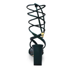 JULIETTE 100 - Verde Ahumado Regina Romero Zapato Sandalia Zapatilla Tacon Alto Para Dama En Piel -Ofertas Pasos Y Bolsos Tienda Regina Romero zapatilla sandalia plataforma Juliette verde piel 4