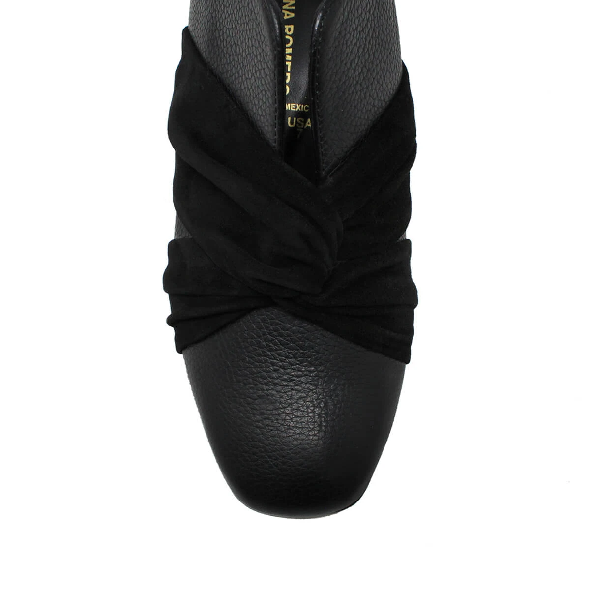 ALFONSINA 50 - Negro Regina Romero Zapato Zapatilla Tacon Bajo Para Dama En Piel 6 ALFONSINA 50 - Negro Regina Romero Zapato Zapatilla Tacon Bajo Para Dama En Piel - Imagen 6