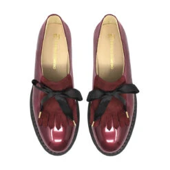 MAGDA 45 - Charol Vino Regina Romero Zapato Bostoniano Urbano Sport Para Dama En Piel -Ofertas Pasos Y Bolsos Tienda Regina Romero zapato bostoniano Magda charol vino 4 763526a7 8729 4568 84a9 39ae57dbc49d