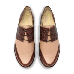 CHARLOTTE - Tan Regina Romero Zapato Bostoniano De Piso Para Dama En Piel -Ofertas Pasos Y Bolsos Tienda Regina Romero zapato bostoniano New Charlotte classic piel 3