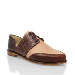 CHARLOTTE - Tan Regina Romero Zapato Bostoniano De Piso Para Dama En Piel -Ofertas Pasos Y Bolsos Tienda Regina Romero zapato bostoniano New Charlotte classic piel 4