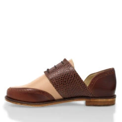 CHARLOTTE - Tan Regina Romero Zapato Bostoniano De Piso Para Dama En Piel -Ofertas Pasos Y Bolsos Tienda Regina Romero zapato bostoniano New Charlotte classic piel 5