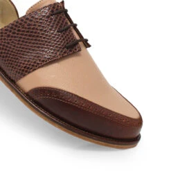 CHARLOTTE - Tan Regina Romero Zapato Bostoniano De Piso Para Dama En Piel -Ofertas Pasos Y Bolsos Tienda Regina Romero zapato bostoniano New Charlotte classic piel 7