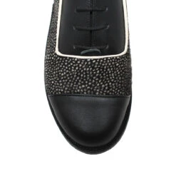 KEYLA - Negro Regina Romero Zapato Bostoniano De Piso Para Dama En Piel -Ofertas Pasos Y Bolsos Tienda Regina Romero zapato bostoniano de piso Keyla negro piel 5