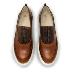 REESE 45 Edicion Limitada - Cafe Regina Romero Zapato Bostoniano Urbano Sport Para Dama En Piel -Ofertas Pasos Y Bolsos Tienda Regina Romero zapato bostoniano urbano sport Reese 45 cafe piel 6