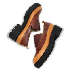 REESE 45 - Caoba Regina Romero Zapato Bostoniano Urbano Sport Para Dama En Piel -Ofertas Pasos Y Bolsos Tienda Regina Romero zapato bostoniano urbano sport Reese 45 caoba piel 7