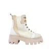 ROCIO 65 - Latte Y Oro Claro Regina Romero Zapato Bota Botin Urbano Para Dama En Piel