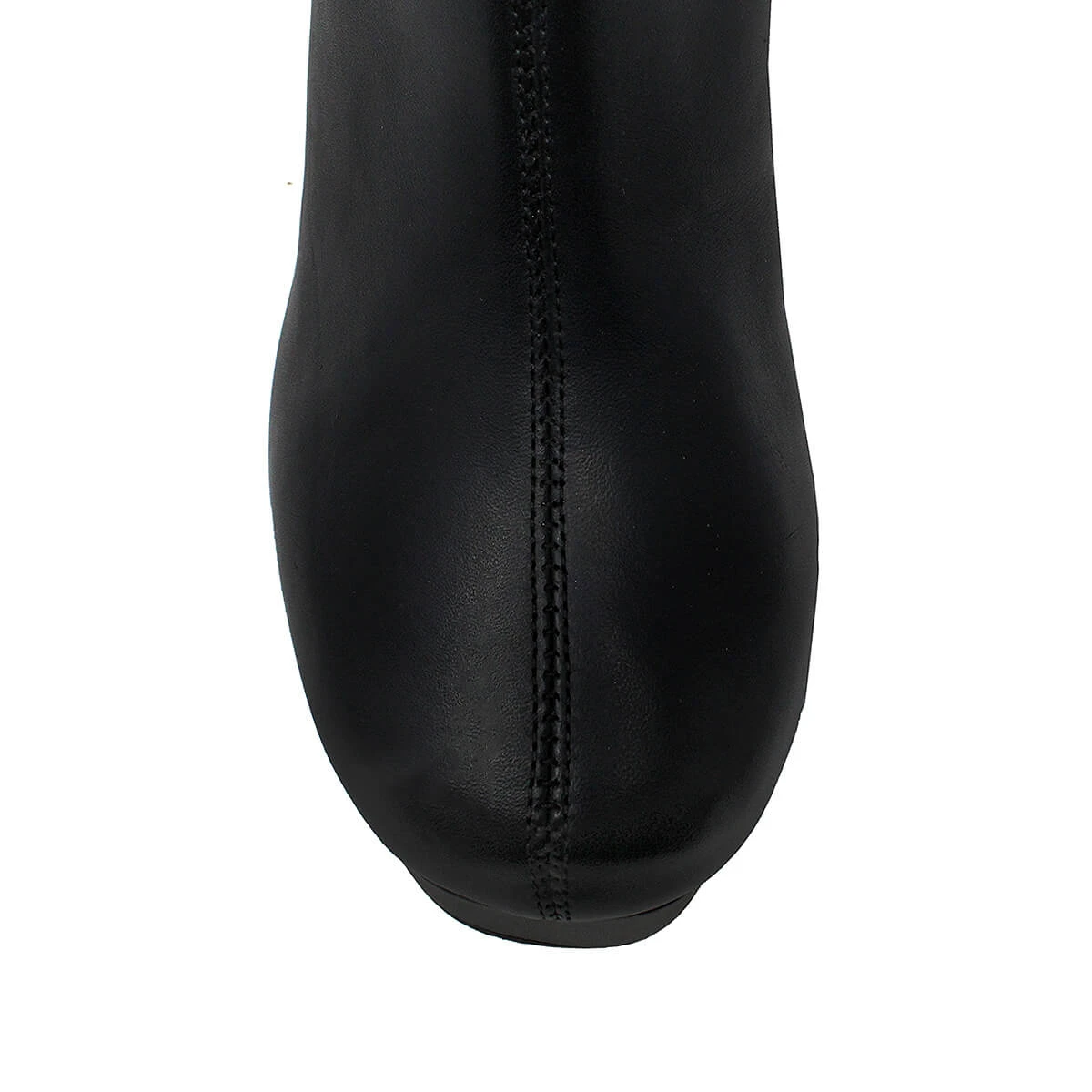 INGRID 95 - Negro Regina Romero Zapato Bota Botin Plataforma Tacon Alto Para Dama En Piel - Imagen 7