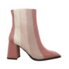 GAIA 75 - Mix Rose Regina Romero Zapato Bota Botin Tacon Alto Para Dama En Piel