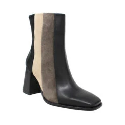 GAIA 75 - Negro Y Chai Regina Romero Zapato Bota Botin Tacon Alto Para Dama En Piel -Ofertas Pasos Y Bolsos Tienda Regina Romero zapato bota botin tacon alto Gaia 75 negro chai piel 2 bada4cf4 ecfc 4bab 80d9 e2bf5c0bd591