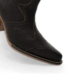 BAILEY 60 Edicion Limitada - Cafe Y Verde Regina Romero Zapato Bota Botin Tacon Bajo Para Dama En Piel -Ofertas Pasos Y Bolsos Tienda Regina Romero zapato bota botin tacon bajo Bailey60 cafe verde piel 5