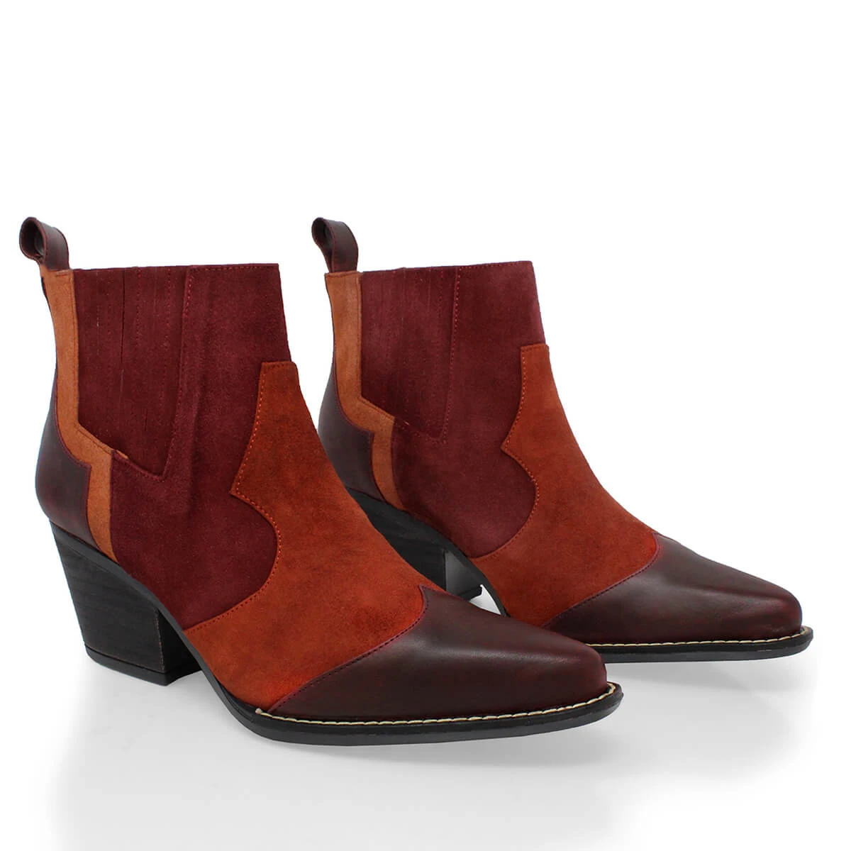 MADDIE 60 Edicion Limitada - Rioja Romero Zapato Bota Botin Tacon Bajo Para Dama En Piel - Imagen 7