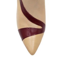 GALAXY 75 - Beige Y Vino Regina Romero Zapato Bota Botin Tacon Alto Para Dama En Piel -Ofertas Pasos Y Bolsos Tienda Regina Romero zapato botin bota Galaxy piel beige y vino 4 e2b30453 b921 4ec4 9180 3ced2297a92e