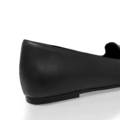 POLINA - Negro Regina Romero Zapato Flat Balerina De Piso Para Dama En Piel -Ofertas Pasos Y Bolsos Tienda Regina Romero zapato flat Polina negro piel 6