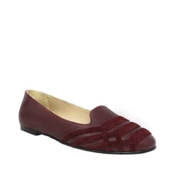 HEIDI - Vino Regina Romero Zapato Flat Balerina De Piso Para Dama En Piel -Ofertas Pasos Y Bolsos Tienda Regina Romero zapato flat ballerina piel ante vino 2 0fef347c 8c1f 445c a576 34c1d7e79e8d
