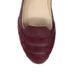 HEIDI - Vino Regina Romero Zapato Flat Balerina De Piso Para Dama En Piel -Ofertas Pasos Y Bolsos Tienda Regina Romero zapato flat ballerina piel ante vino 4 e87d76b7 4e9b 4e96 9eec 34d4462f39c9