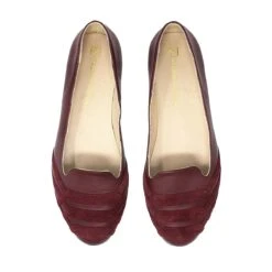 HEIDI - Vino Regina Romero Zapato Flat Balerina De Piso Para Dama En Piel -Ofertas Pasos Y Bolsos Tienda Regina Romero zapato flat ballerina piel ante vino 7 74d2c2ae 706b 4bee 87d6 02f914d440bd