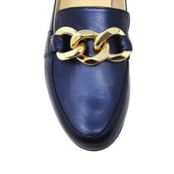 ALINE - Marino Regina Romero Zapato Mocasin De Piso Para Dama En Piel -Ofertas Pasos Y Bolsos Tienda Regina Romero zapato mocasin Aline piel marino 5