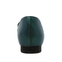 ALINE - Verde Obscuro Regina Romero Zapato Mocasin De Piso Para Dama En Piel -Ofertas Pasos Y Bolsos Tienda Regina Romero zapato mocasin Aline piel verde oscuro 4