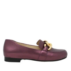 ALINE - Vino Regina Romero Zapato Mocasin De Piso Para Dama En Piel