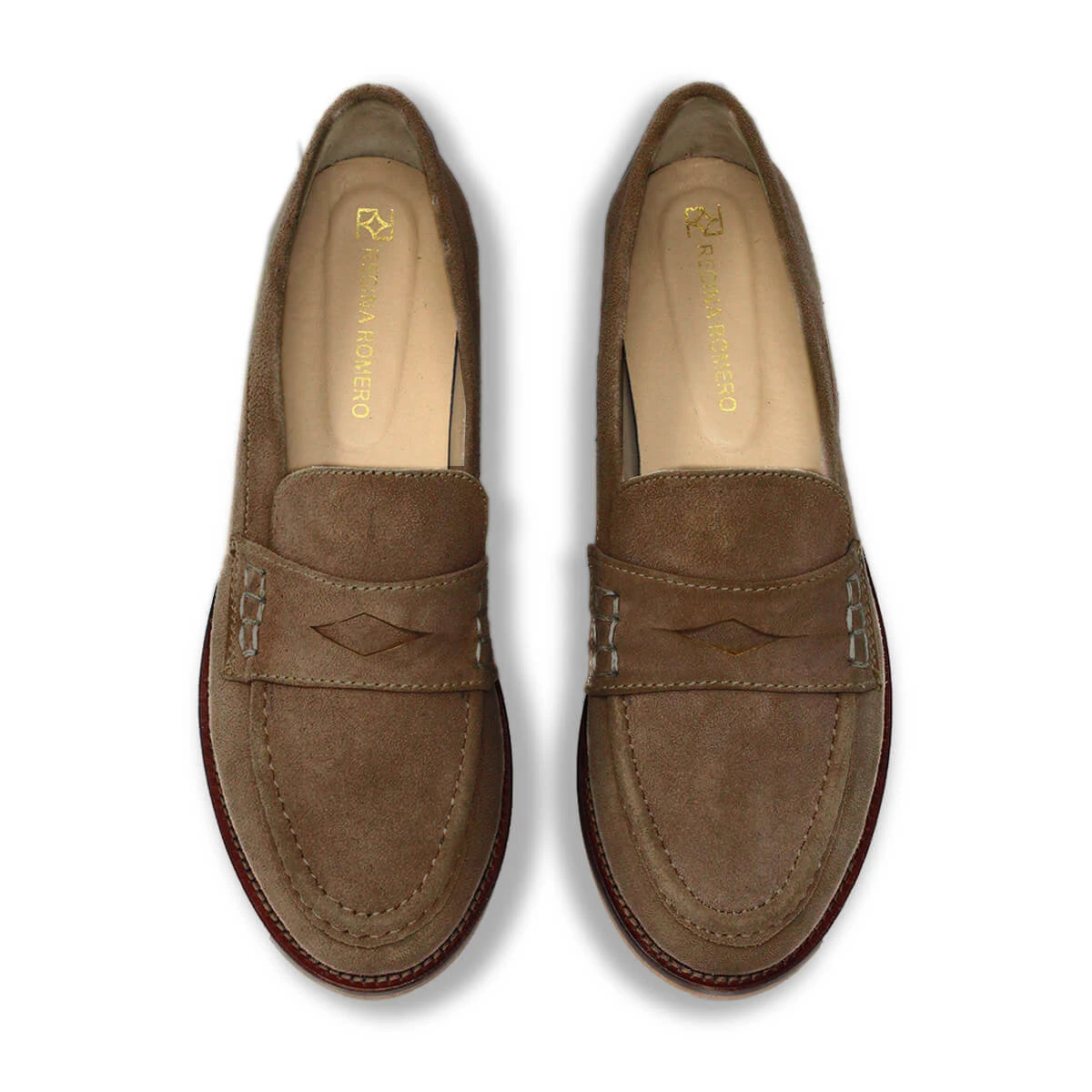 PENNY - Ante Topo Regina Romero Zapato Mocasin De Piso Para Dama En Piel 3 PENNY - Ante Topo Regina Romero Zapato Mocasin De Piso Para Dama En Piel - Imagen 3