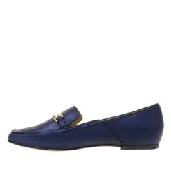 LUA - Marino Regina Romero Zapato Mocasin De Piso Para Dama En Piel -Ofertas Pasos Y Bolsos Tienda Regina Romero zapato mocasin de piso Lua marino piel 3