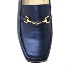 LUA - Marino Regina Romero Zapato Mocasin De Piso Para Dama En Piel -Ofertas Pasos Y Bolsos Tienda Regina Romero zapato mocasin de piso Lua marino piel 5